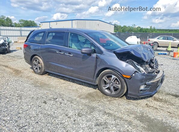 5FNRL6H81KB037347 2019 HONDA ODYSSEY Gray Delantero derecho