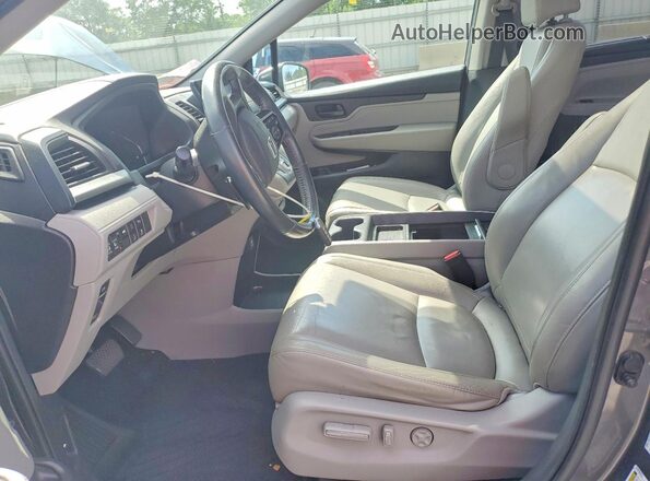 5FNRL6H81KB037347 2019 HONDA ODYSSEY Gray Vista interior delantera