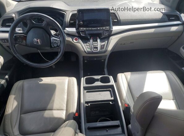 5FNRL6H81KB037347 2019 HONDA ODYSSEY Gray Vista del salpicadero