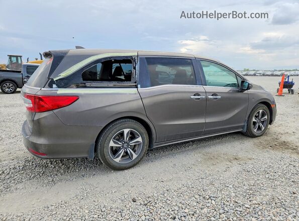 5FNRL6H81KB103296 2019 HONDA ODYSSEY Gray Trasero derecho