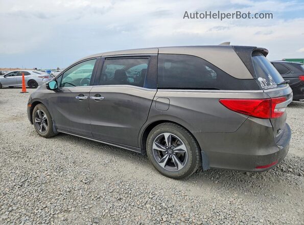 5FNRL6H81KB103296 2019 HONDA ODYSSEY Gray Trasero izquierdo