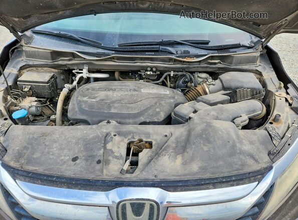 5FNRL6H81KB103296 2019 HONDA ODYSSEY Gray Vista del compartimento del motor