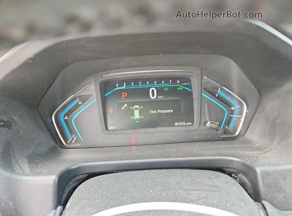 5FNRL6H81KB103296 2019 HONDA ODYSSEY Gray Vista del cuadro de instrumentos
