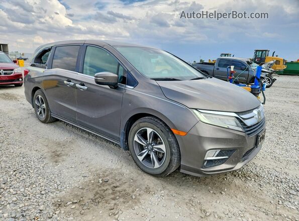 5FNRL6H81KB103296 2019 HONDA ODYSSEY Gray Delantero derecho