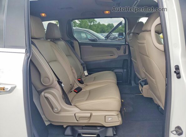 5FNRL6H81MB021653 2021 HONDA ODYSSEY White Widok wnętrza z tyłu