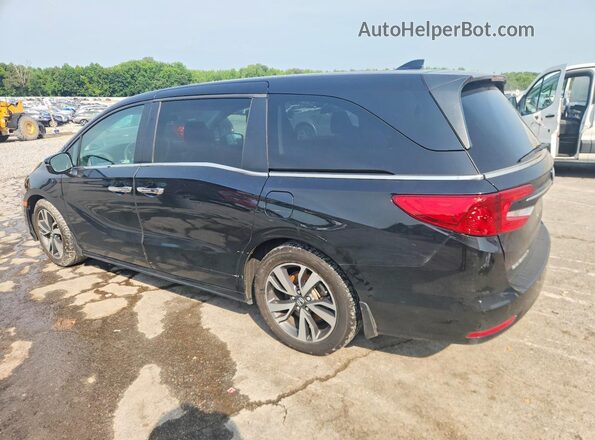 5FNRL6H81MB031339 2021 HONDA ODYSSEY Black Trasero izquierdo