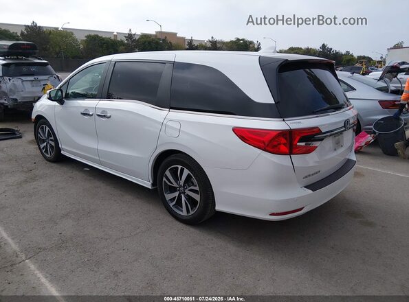 5FNRL6H81NB056484 2022 HONDA ODYSSEY White უკანა მარცხენა