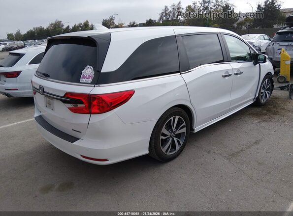 5FNRL6H81NB056484 2022 HONDA ODYSSEY White უკანა მარჯვენა