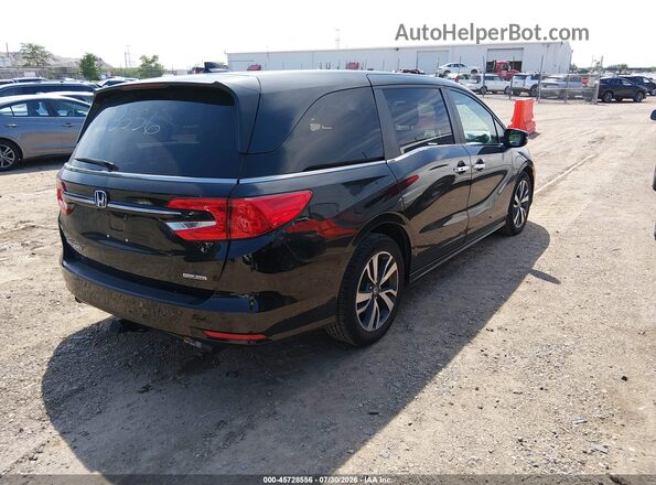 5FNRL6H81PB008583 2023 HONDA ODYSSEY Black Trasero derecho