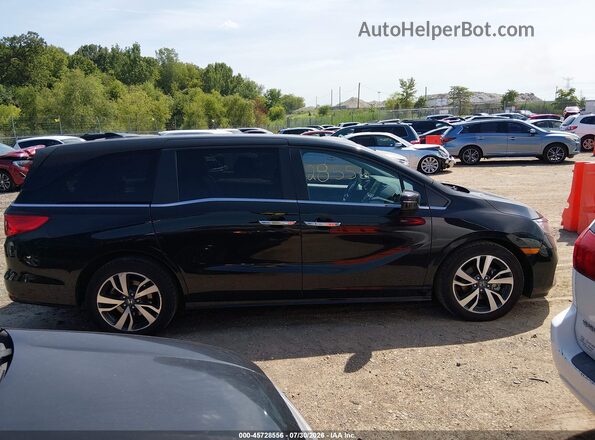 5FNRL6H81PB008583 2023 HONDA ODYSSEY Black Vista interior trasera