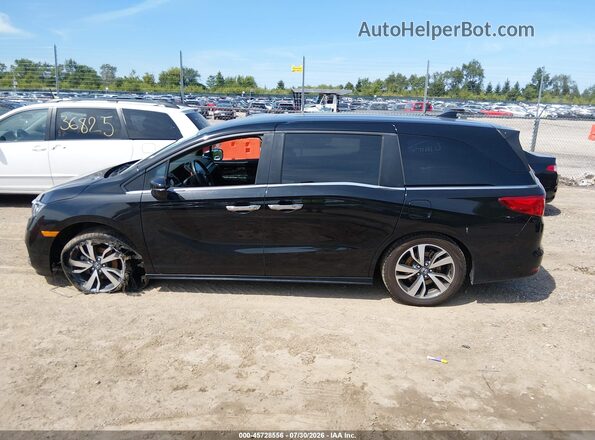 5FNRL6H81PB008583 2023 HONDA ODYSSEY Black Vista interior de 360 grados