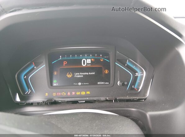 5FNRL6H81PB020698 2023 HONDA ODYSSEY Gray Widok tylnych siedzeń