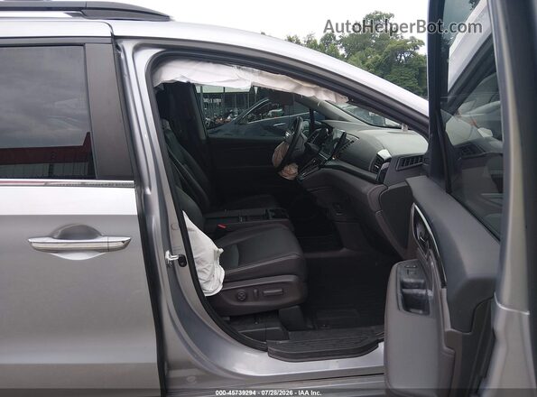 5FNRL6H81PB020698 2023 HONDA ODYSSEY Gray Widok wnętrza z przodu
