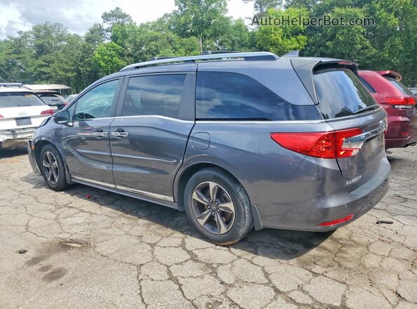 5FNRL6H82JB038389 2018 HONDA ODYSSEY Charcoal Հետևի ձախ