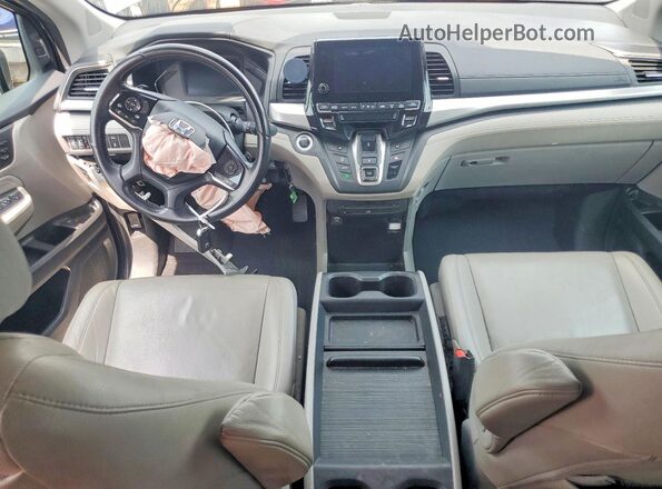 5FNRL6H82JB038389 2018 HONDA ODYSSEY Charcoal Առջևի վահանակի տեսք