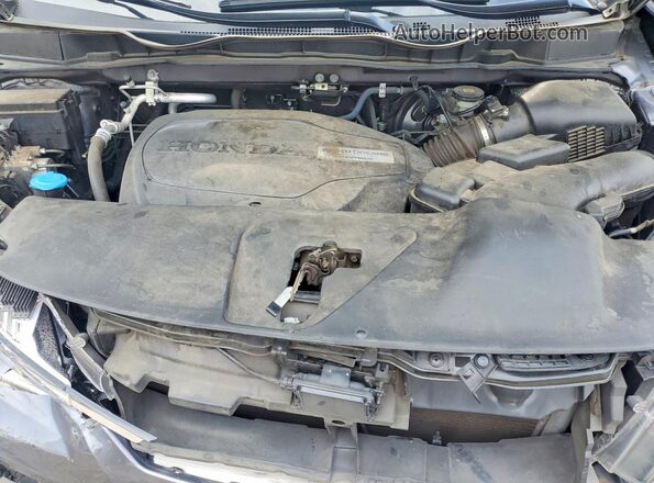 5FNRL6H82JB038389 2018 HONDA ODYSSEY Charcoal Սալոնի հետևի տեսք