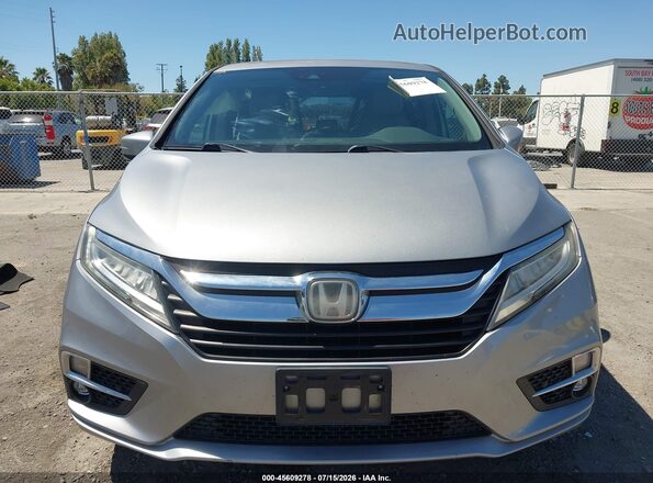 5FNRL6H82JB042507 2018 HONDA ODYSSEY Серебряный Вид щитка приборов