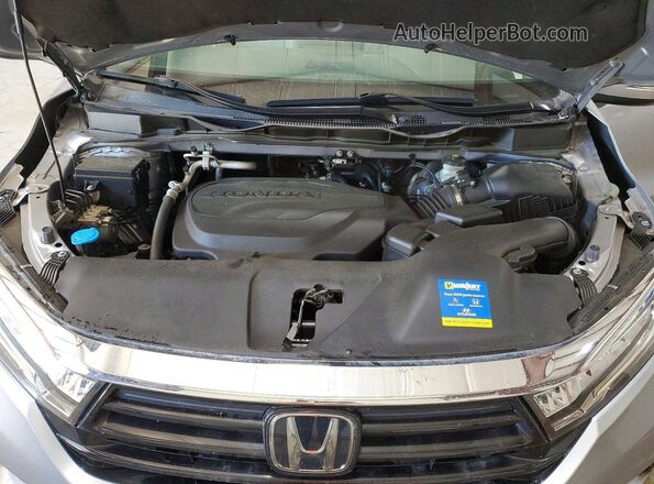 5FNRL6H82NB041573 2022 HONDA ODYSSEY Silver Engine compartment view