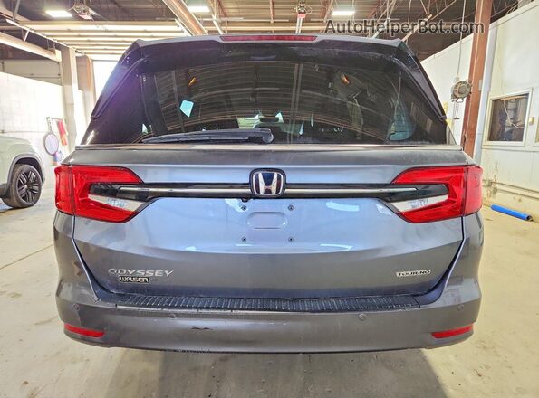 5FNRL6H82NB503792 2022 HONDA ODYSSEY Gray Вид ззаду
