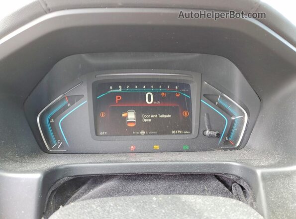 5FNRL6H83MB026871 2021 HONDA ODYSSEY Burgundy Вид щитка приладів