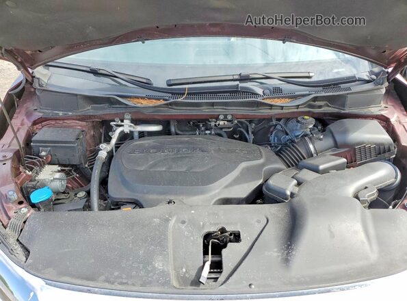 5FNRL6H83MB026871 2021 HONDA ODYSSEY Burgundy Вид підкапотного простору