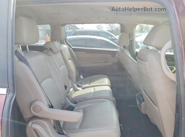 5FNRL6H83MB026871 2021 HONDA ODYSSEY Burgundy Вид задньої частини салону