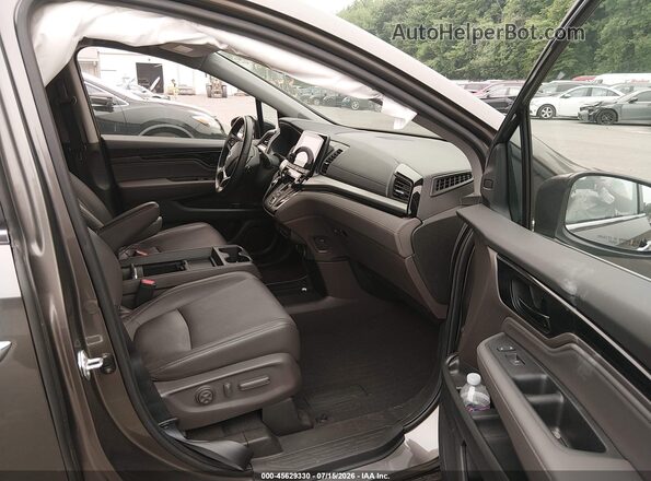 5FNRL6H83MB038826 2021 HONDA ODYSSEY Brown წინა სალონის ხედი