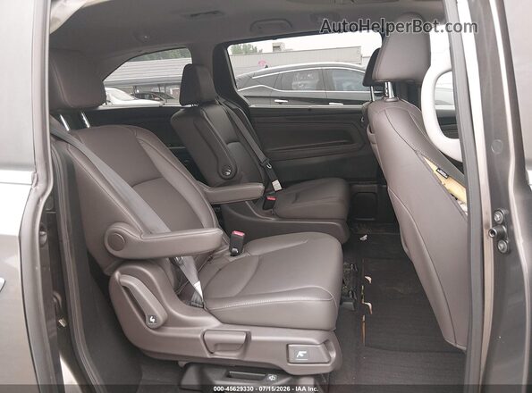 5FNRL6H83MB038826 2021 HONDA ODYSSEY Brown VIN კოდის სტიკერის ხედი