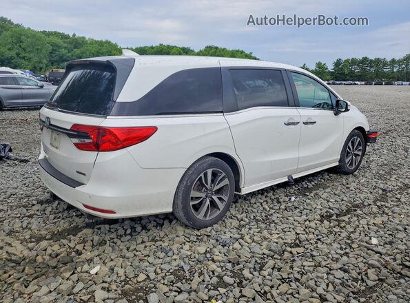 5FNRL6H83NB026077 2022 HONDA ODYSSEY White Trasero derecho