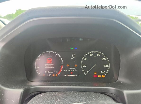 5FNRL6H83TB016470 2026 HONDA ODYSSEY Серый Вид щитка приборов
