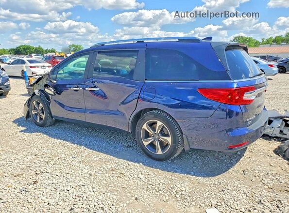 5FNRL6H84JB066940 2018 HONDA ODYSSEY Синий Задняя левая четверть
