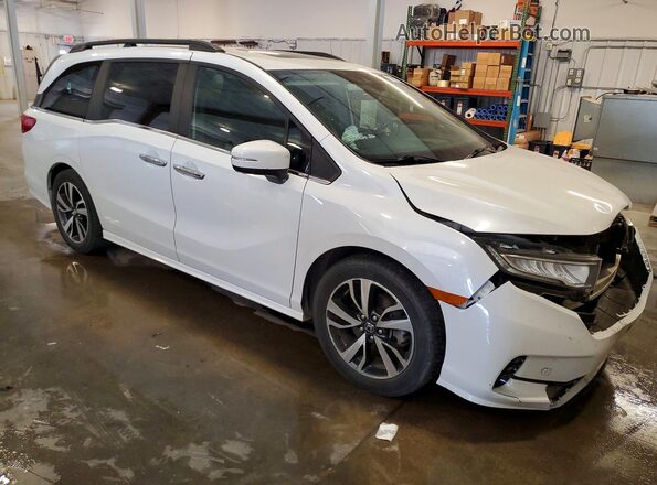 5FNRL6H84MB038091 2021 HONDA ODYSSEY White Delantero derecho