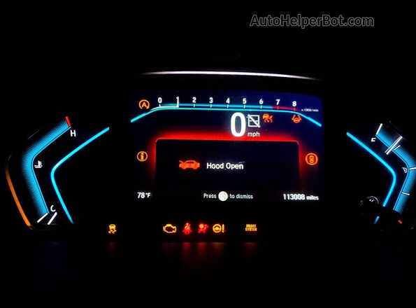 5FNRL6H84MB038091 2021 HONDA ODYSSEY White Vista del cuadro de instrumentos