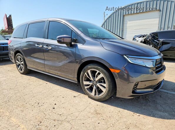 5FNRL6H84NB023608 2022 HONDA ODYSSEY Gray Передня права чверть