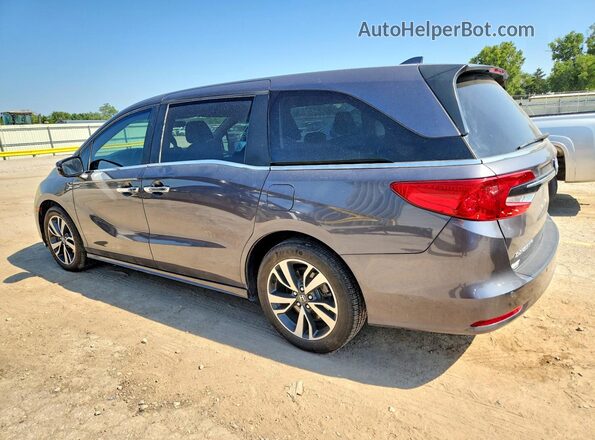 5FNRL6H84NB023608 2022 HONDA ODYSSEY Gray Задня ліва чверть