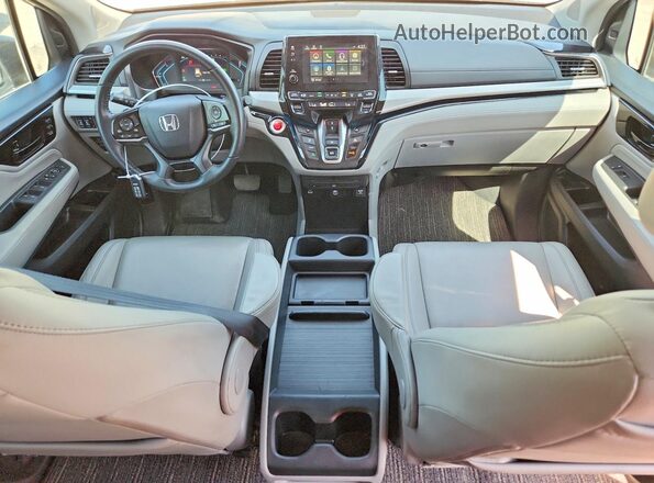 5FNRL6H84NB023608 2022 HONDA ODYSSEY Gray Вид панелі приладів
