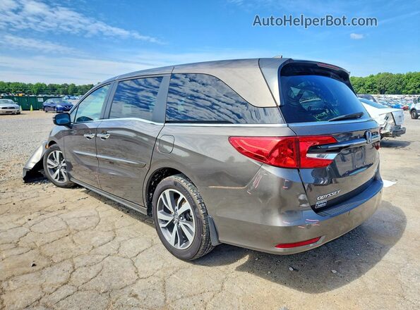 5FNRL6H84NB054129 2022 HONDA ODYSSEY Gray უკანა მარცხენა