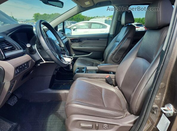 5FNRL6H84NB054129 2022 HONDA ODYSSEY Gray წინა სალონის ხედი