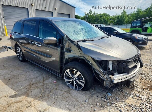 5FNRL6H84NB054129 2022 HONDA ODYSSEY Gray წინა მარჯვენა