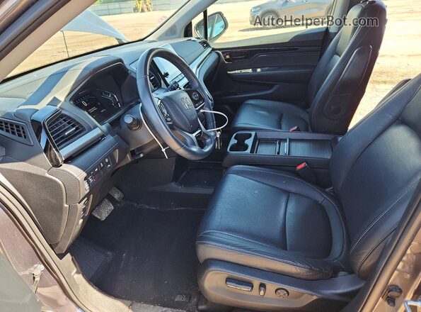 5FNRL6H84PB058832 2023 HONDA ODYSSEY Gray წინა სალონის ხედი