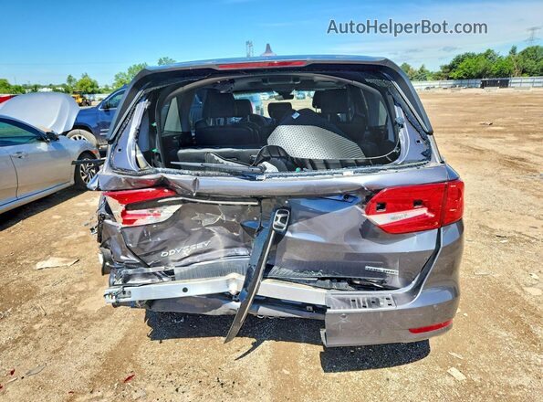 5FNRL6H84PB058832 2023 HONDA ODYSSEY Gray უკანა ხედი