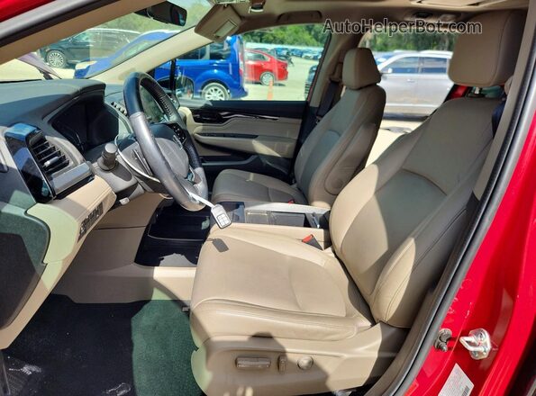 5FNRL6H84RB022366 2024 HONDA ODYSSEY Red წინა სალონის ხედი