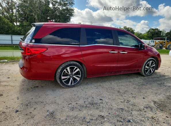5FNRL6H84RB022366 2024 HONDA ODYSSEY Red უკანა მარჯვენა