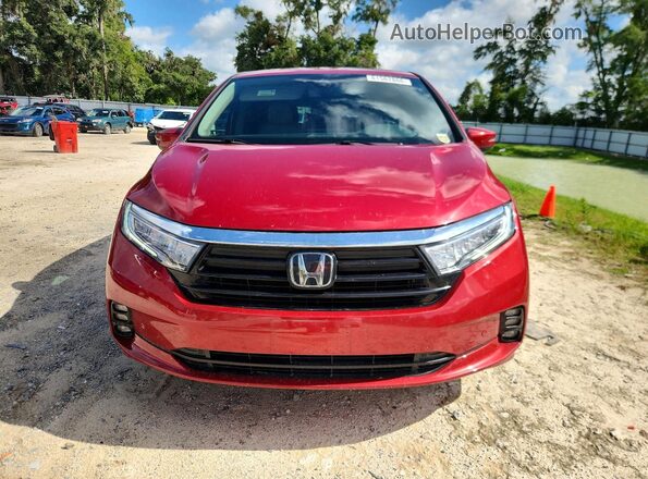 5FNRL6H84RB022366 2024 HONDA ODYSSEY Red წინა ხედი