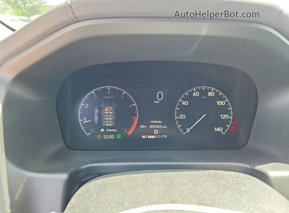 5FNRL6H84SB070178 2025 HONDA ODYSSEY Blue Սարքավորումների վահանակի տեսք