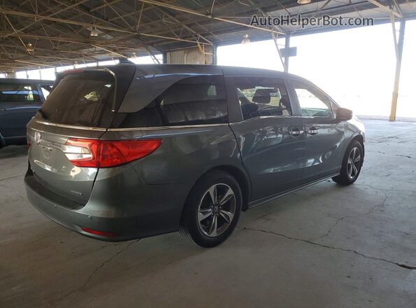 5FNRL6H85JB004849 2018 HONDA ODYSSEY Teal Հետևի աջ