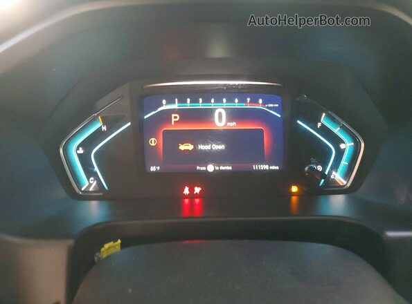 5FNRL6H85JB004849 2018 HONDA ODYSSEY Teal Սարքավորումների վահանակի տեսք