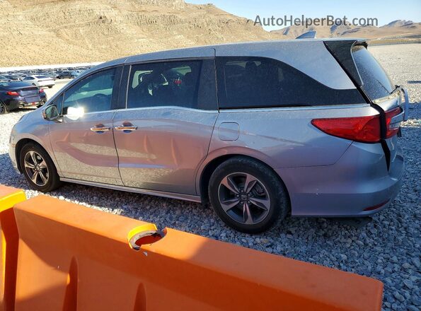 5FNRL6H85JB049659 2018 HONDA ODYSSEY Silver უკანა მარცხენა