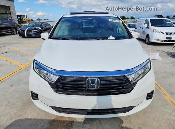 5FNRL6H85MB002474 2021 HONDA ODYSSEY Белый Вид спереди