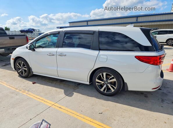 5FNRL6H85MB002474 2021 HONDA ODYSSEY Белый Задняя левая четверть